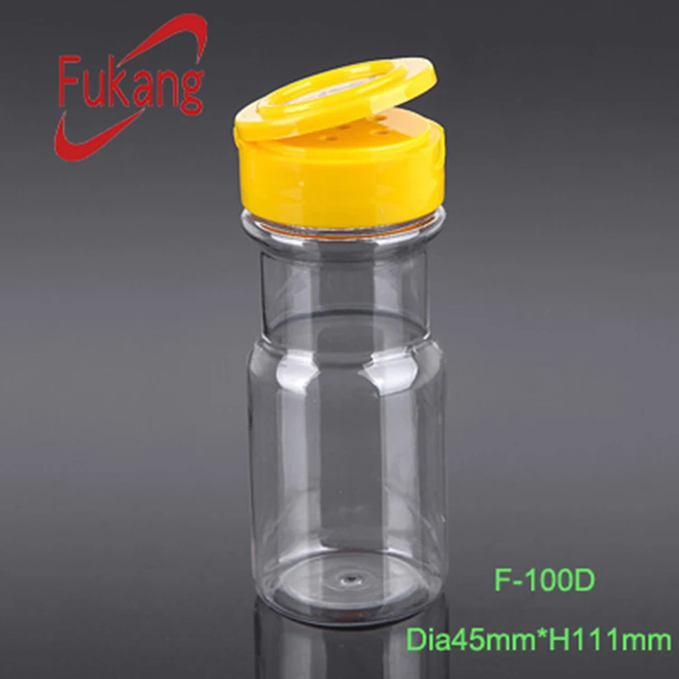 6g small salt plastic shaker bottles