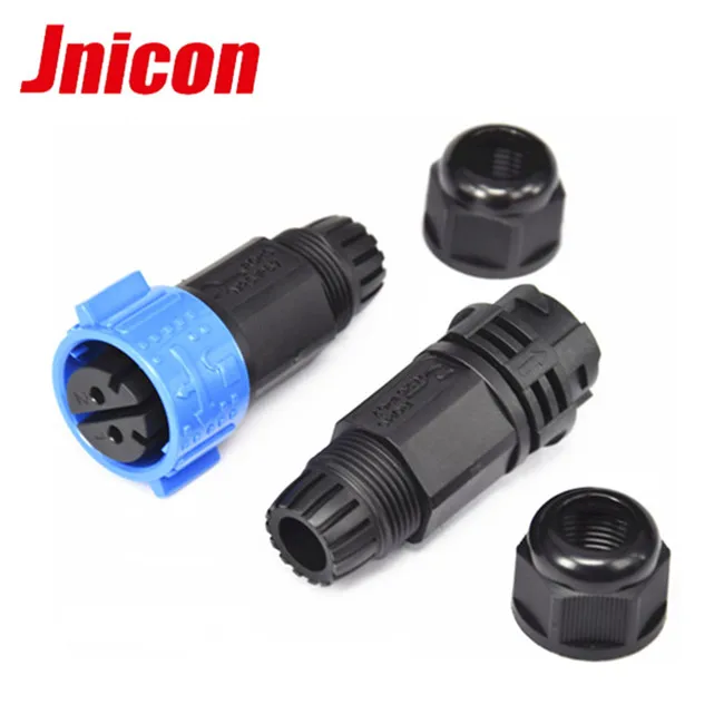 Jnicon M25 3 pin power 9 pin signal waterproof Connector plugs and sockets