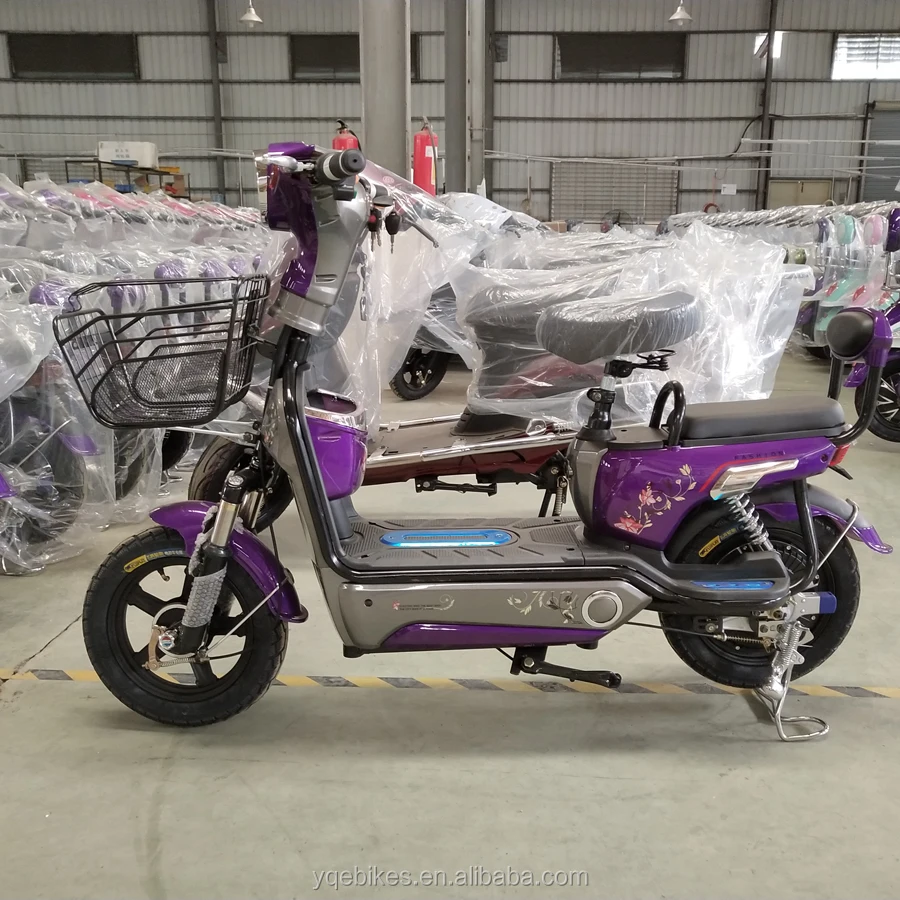 CLassic Two Wheel 48V350W Cycling Electric Bicycle 2018 for Lady