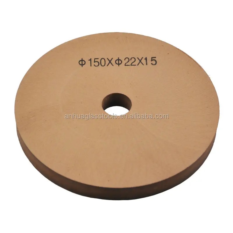rubber BD polishing wheel on shape machine