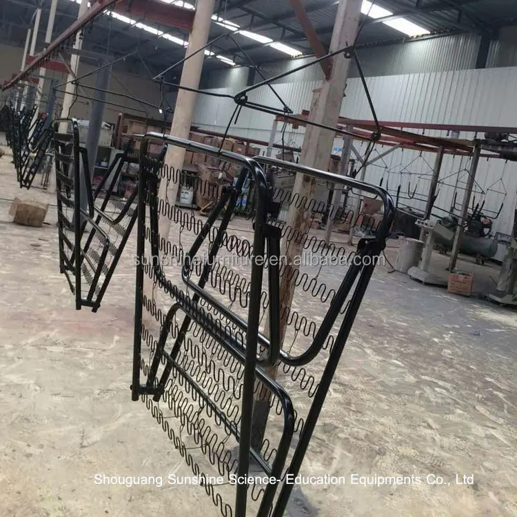 
Fold away beds Metal folding bed with snake net 