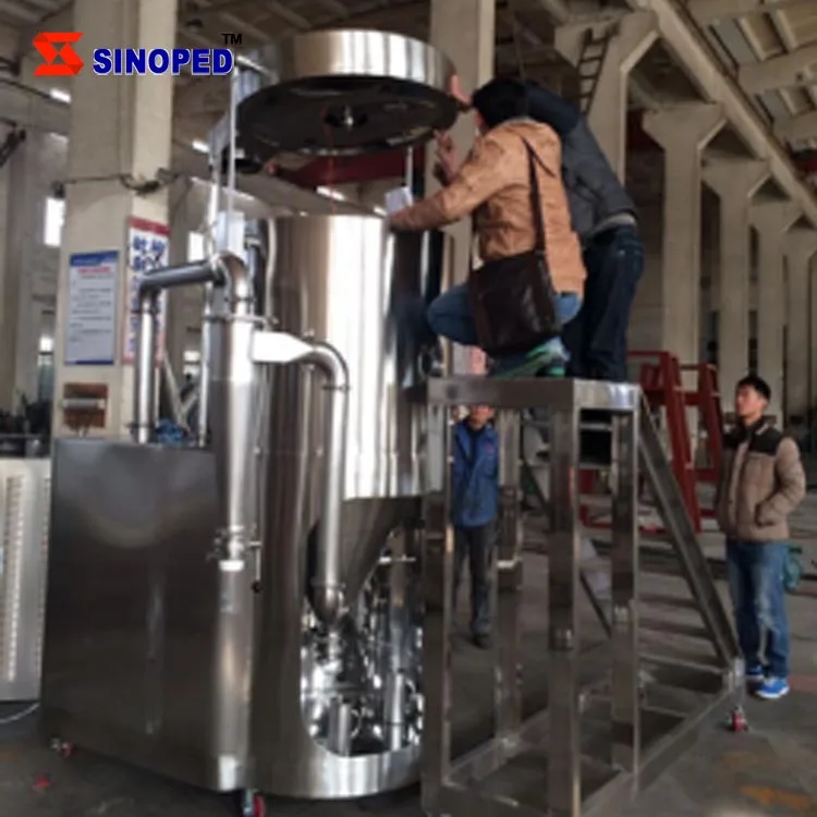 High Speed algae industrial centrifugal spray dryer with PLC control system for milk powder