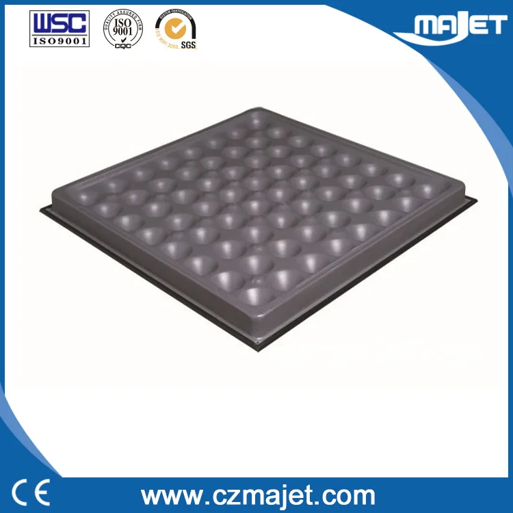 Floor Installation!! 600*600*35mm Raised Steel Floor with Laminates