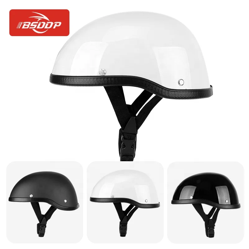 New motorcycle battery car half helmet summer male Prince retro little helmet