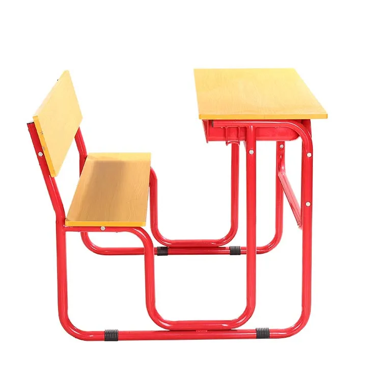 
Wood Student Double Desk and Chair Study Table And Chairs for school furniture 2021 