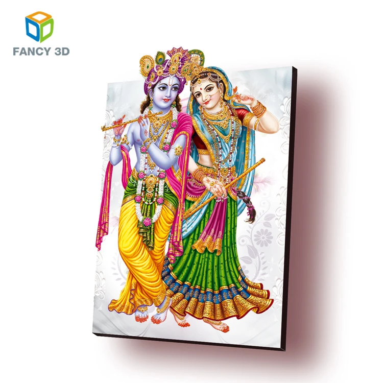 
Zebulun Hot Selling Products Plastic PP 3D Lenticular Wall Hindu God Printing Poster 