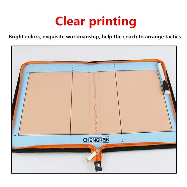 volleyball Coaches Magnetic Tactics Strategy Board with an Erasable 2 in 1 Pen with Scaffolding and Zipper Back