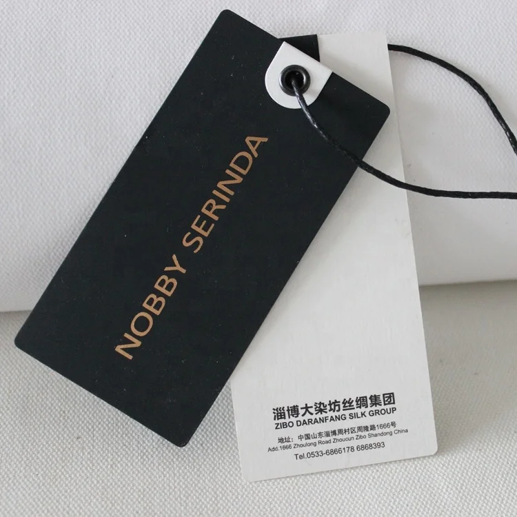 brown kraft paper hangtag, t-shirt hang tags, fashion design hangtag for swimwear