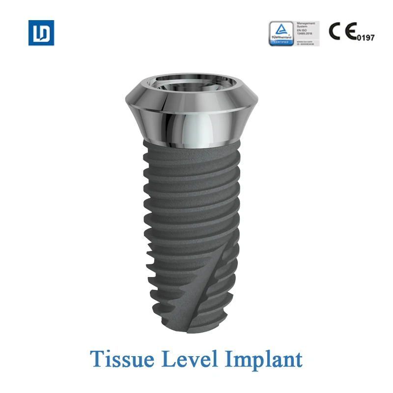 MSLD LeadOss Internal octa & non-submerged titanium dental implant compatible for ITI straumann implants