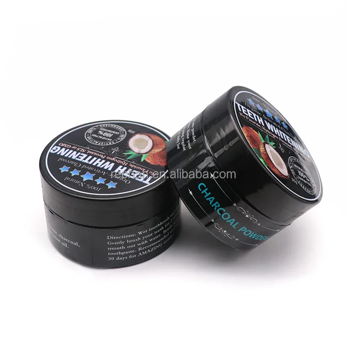 Natural Coconut Charcoal Organic Effective Tooth Whitener Powder