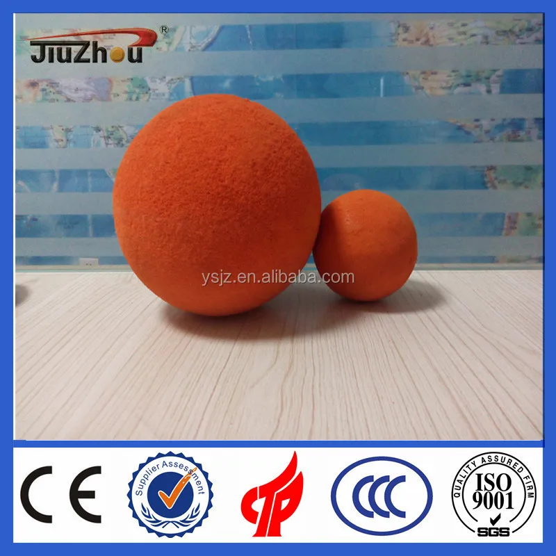 Cleaning rubber ball for concrete boom pump/small hard rubber balls/solid rubber balls