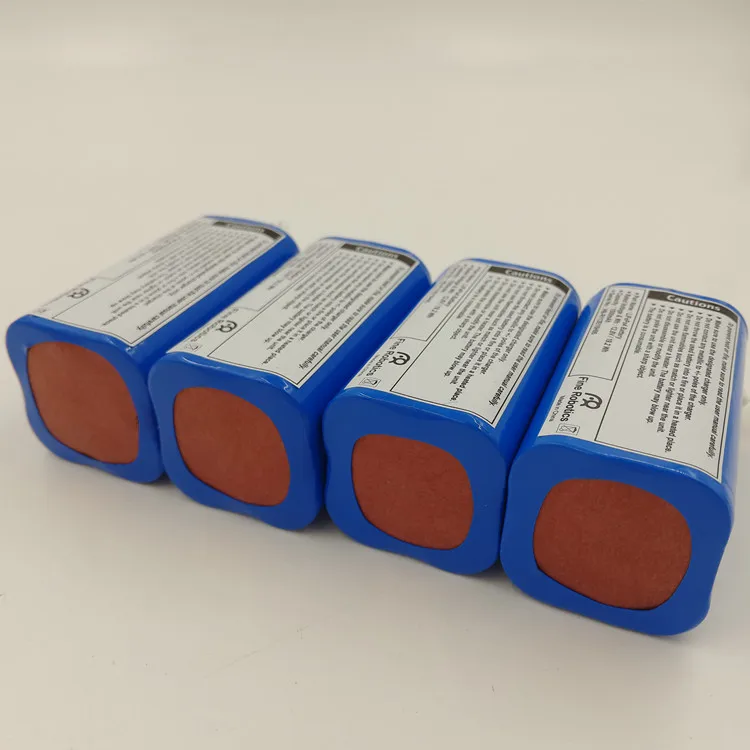 custom 18650 4s1p battery pack 12v 2.2ah 2.4ah 2.5ah 2.6ah li-ion battery 14.v for sweeper
