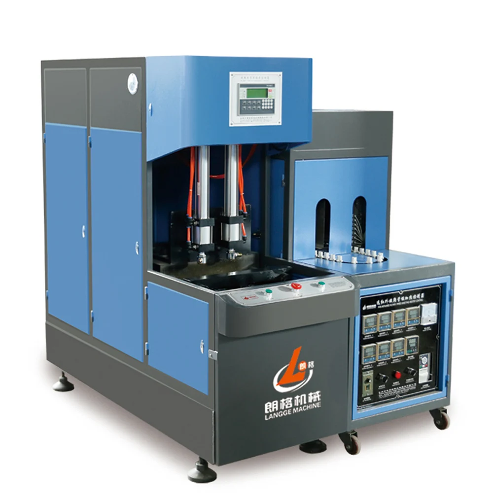  2 полость полуавтоматическая blowmachine высокая производительность домашних животных выдувные машины чехол-накладка на заднюю панель из ПЭТ пластиковых