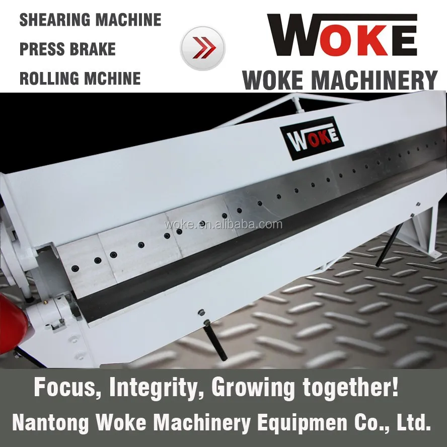 
Small hand bending machine, hand folding machine, hand operated press brake 