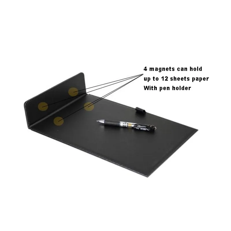 A4/A5 File Paper Clipboard Folder Hardboard Cover PU Leather With Pen Holder