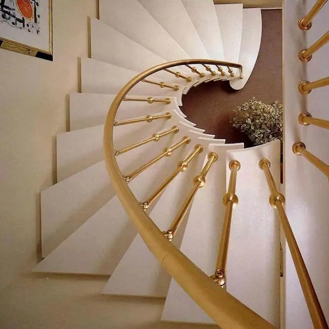 Iron staircase pictures wooden tread curved staircase stairway