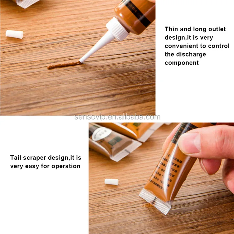 
Hot New Furniture Scratch Fast Remover Solid Wood Furniture Refinishing Paste Repair Paint Floor colors Paste Repair Pen 