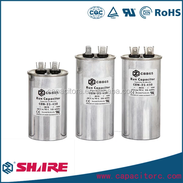CBB65 Capacitor 50UF 450V Air Conditioning Compressor Capacitors