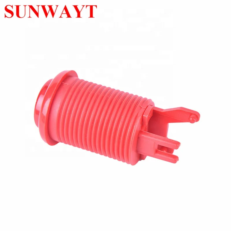 Factory direct wholesale Arcade 28mm Mounting hole American happ Style Multi Color Push Button long one for Arcade Game Machines