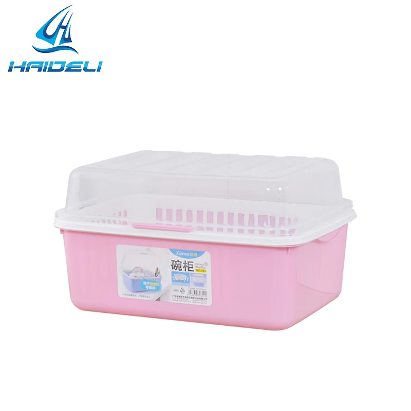 kitchen tableware case plastic small kitchen bowl cupboard with lid