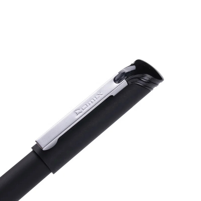Comix 0.5mm 0.7mm 1.0mm Large Capacity Black Ink Gel Ink Pens for Business Signature