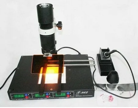 KADA 862d++ Desktop 4 in 1 Full Auto IRDA Infrared Soldering BGA Rework Station 220V 110V Welding Machine