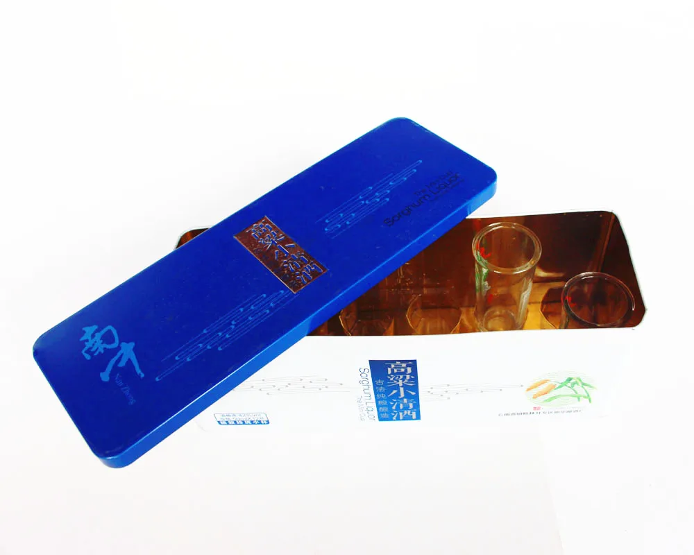 
 Индивидуальная металлическая коробка, Винные бокалы, жестяные коробки  