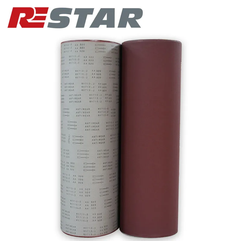 WX713 - 2 Waterproof Abrasive Sandpaper Emery Cloth Roll With Best Performance - Cost Ratio