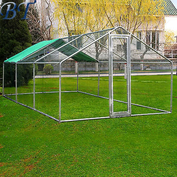 
Hot Sale Large Metal Chicken Coop Chicken Run Walk for animals cage run fence 
