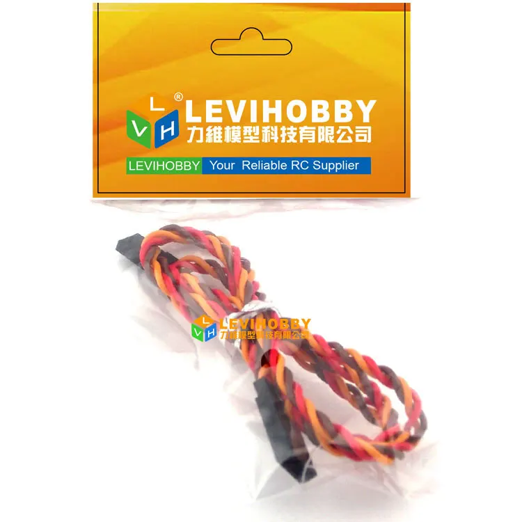 Futa JR Male to Female Cable Case 24 inch 60Cm Twisted Servo Extension Lead Wire