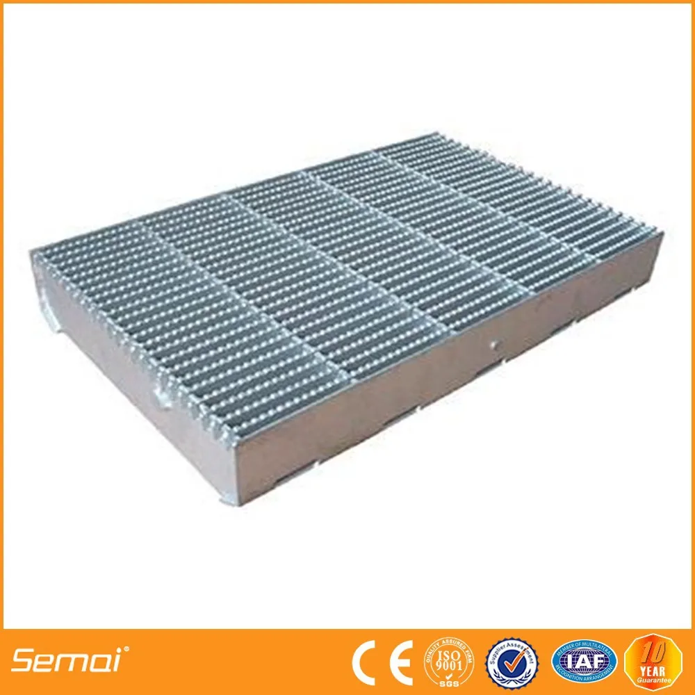 
steel bar grating fence/steel grating fence/ss floor grating 