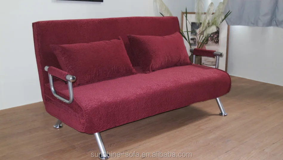 High Quality Multi functional Metal Structure Leisure Couch Convertible Armchair Used Reclining Folding Sofa Cum Bed Design