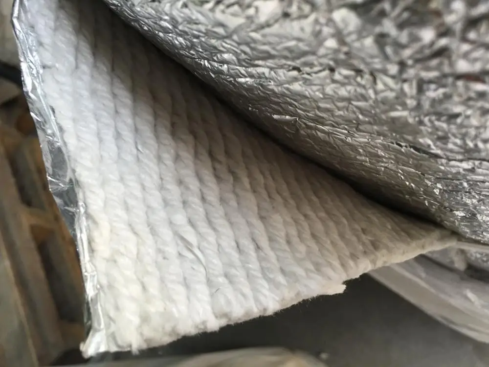 ceramic fiber needle fabric ceramic fiber fireproof cloth melton wool blanket fabric