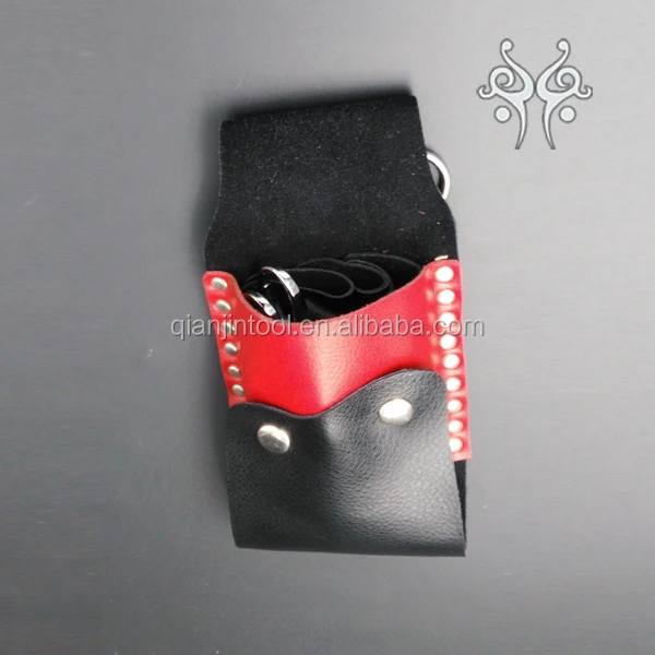 
Black Salon PU Leather Hairdressing Scissors Clips Hair Cutting Combs Holster Holder Case Pouch Bag Barber 