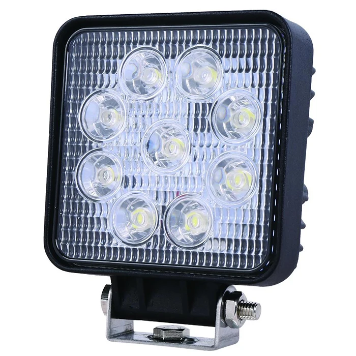 27w SPOT Round LED Work Light Fog Headlight Offroad Forklift Truck ATV
