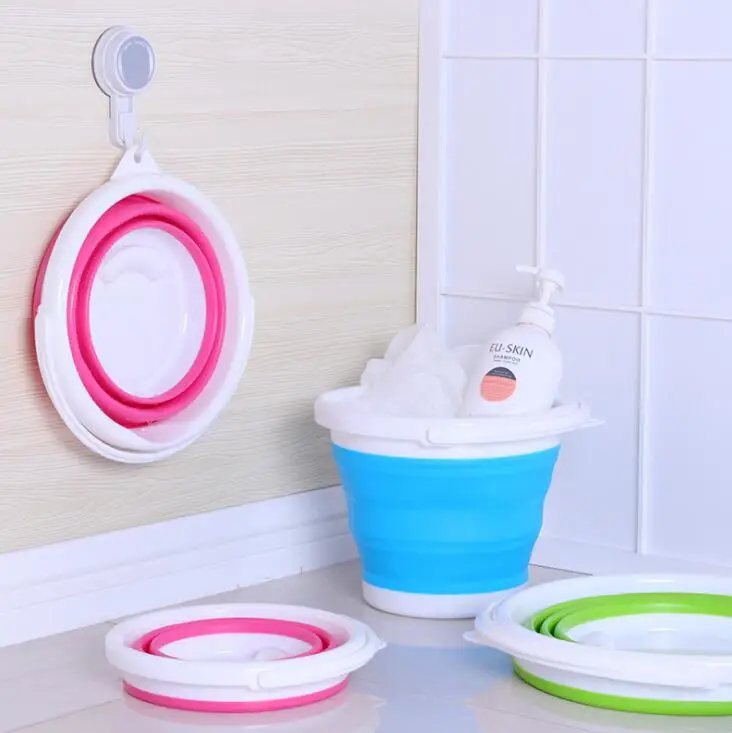 Portable Collapsible Plastic Round