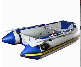 High quality 2.7m folding fishing inflatable boats rowing boats with CE