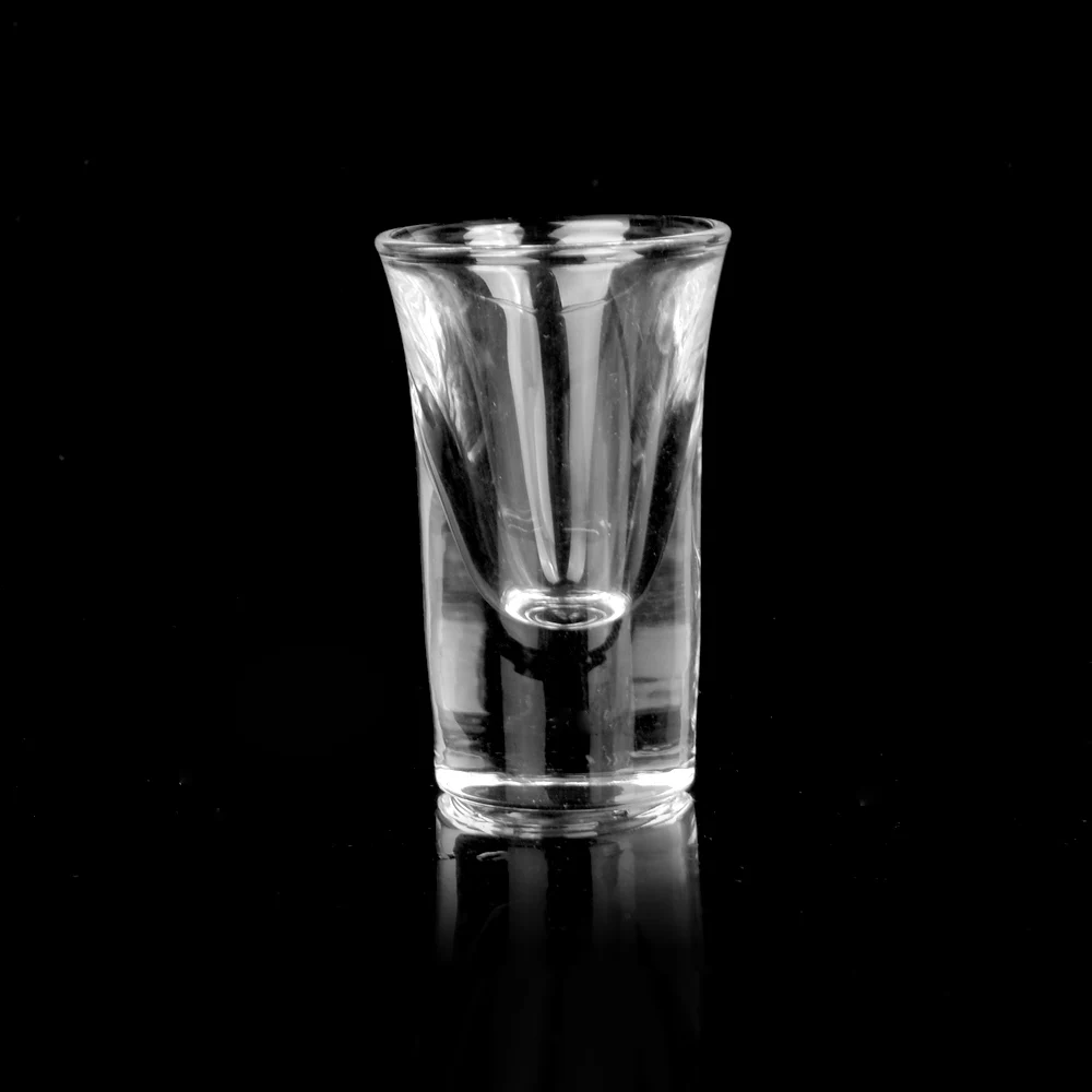 Высокое качество ясно рюмку 1 унц. рюмку толстым дном рюмку