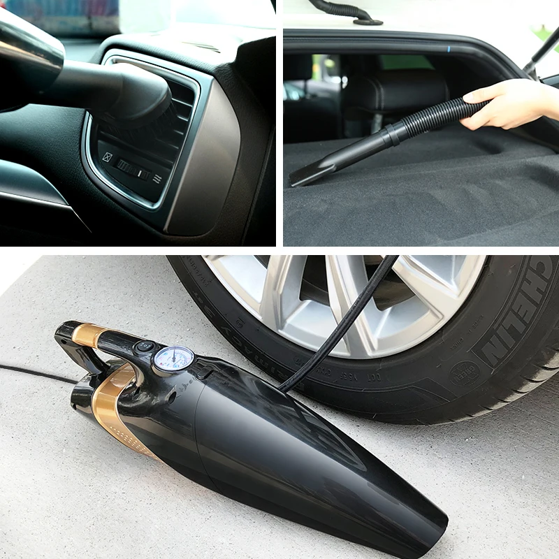YANTU E09 120w Car Auto 12v Wireless Hand Portable Vaccum Vacuum Cleaner for Car