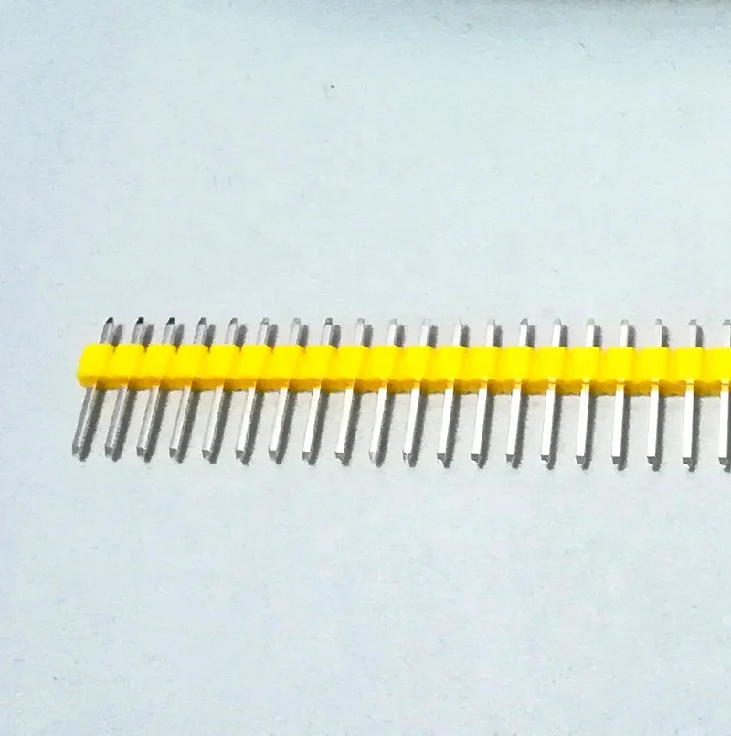 Color headers connector Female header Pitich 2.54mm 40 Pin single Row Straight angle Vertical Golden mating for Raspberry Pi