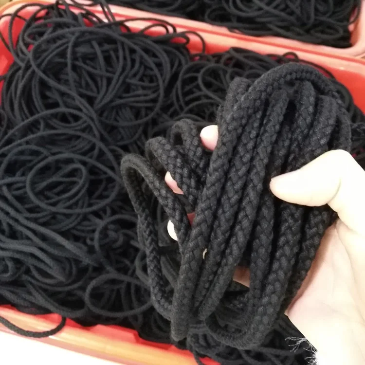 Manufacturer Silver Grey color rope 4mm 5mm 6mm PP Braided Packing Bag Rope Handle for Bag Hat Toys