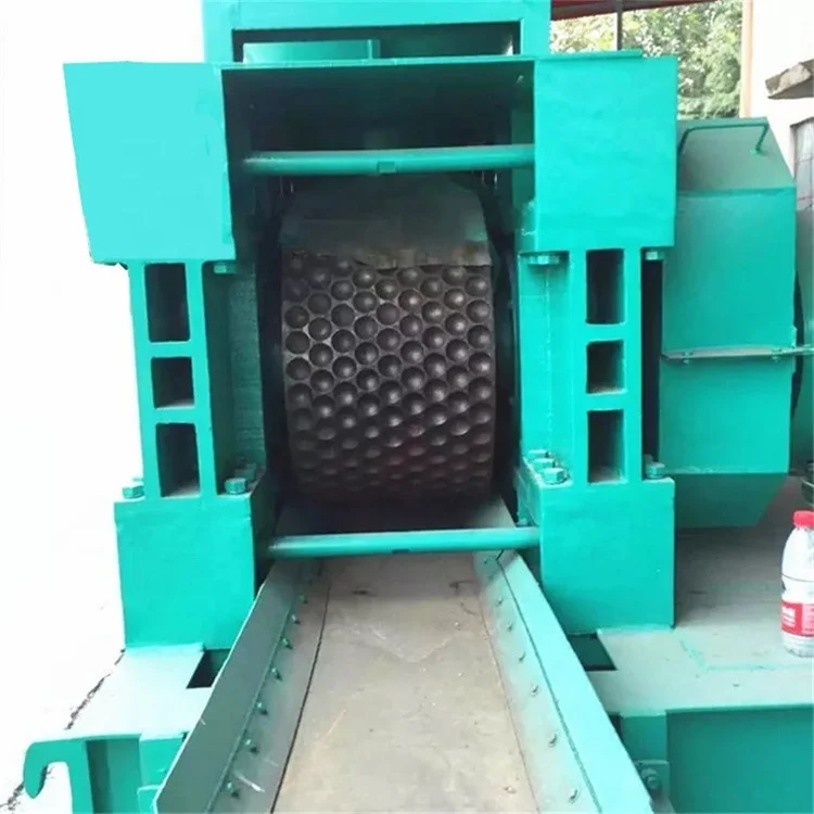 Roller press coal briquette machine charcoal briquetting press machine from China