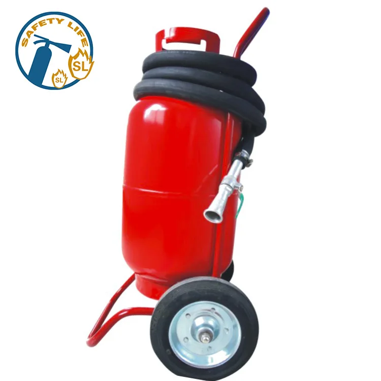 Trolley type 50kg clean agent fe-36 dry powder fire extinguisher