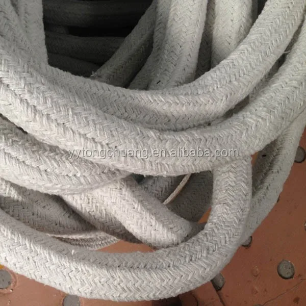
Tongchuang manufacturer square braided ceramic fiber rope for thermal insulation 