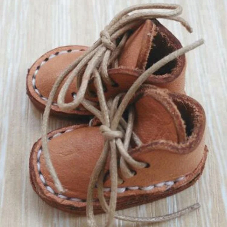 Genuine Leather doll boot,fit DECF doll.