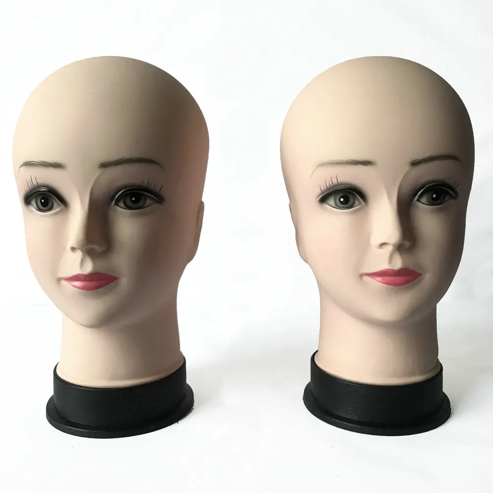 
China wholesale wig display female makeup mannequin head without hair 