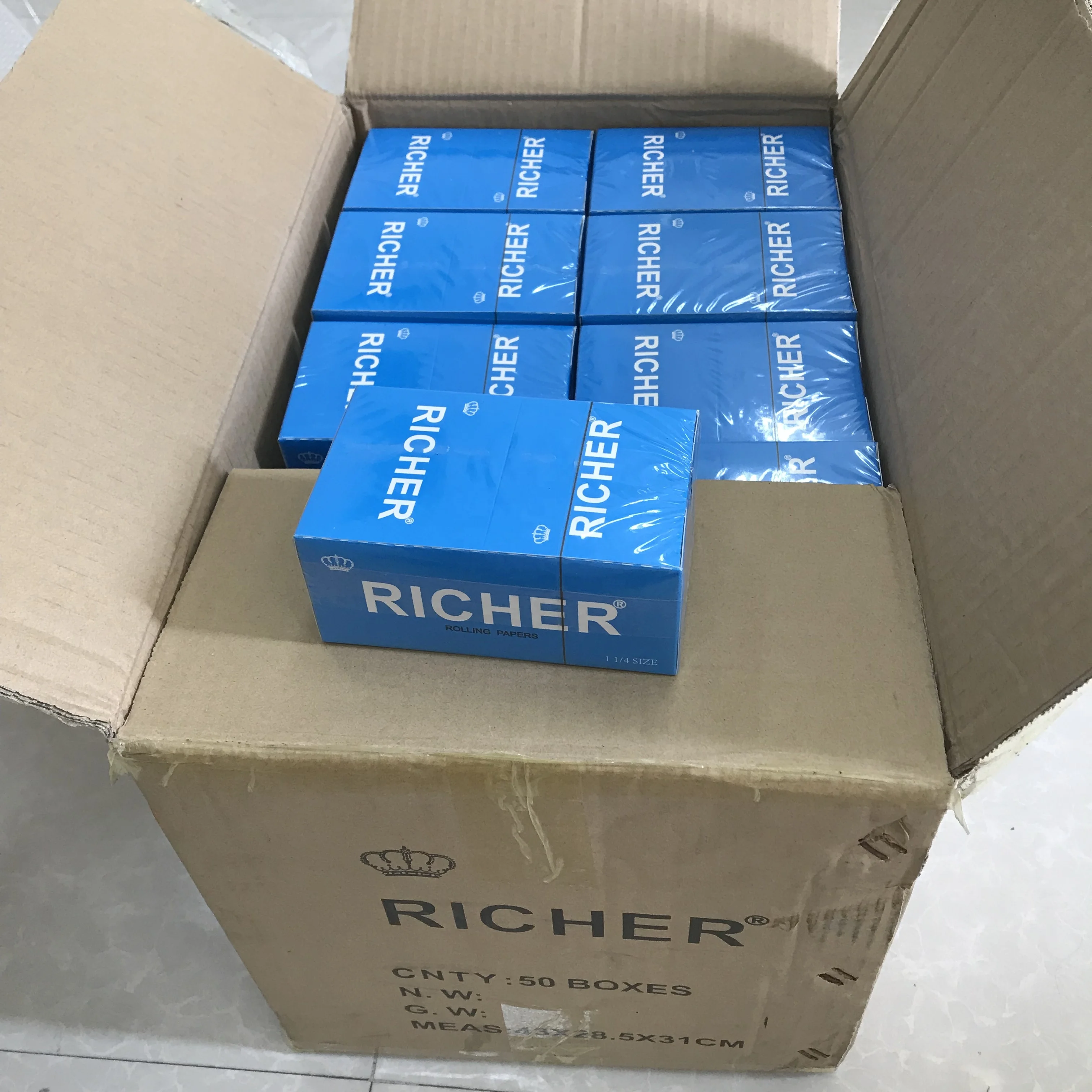 OEM Natural Hemp Colored Rolling Papers