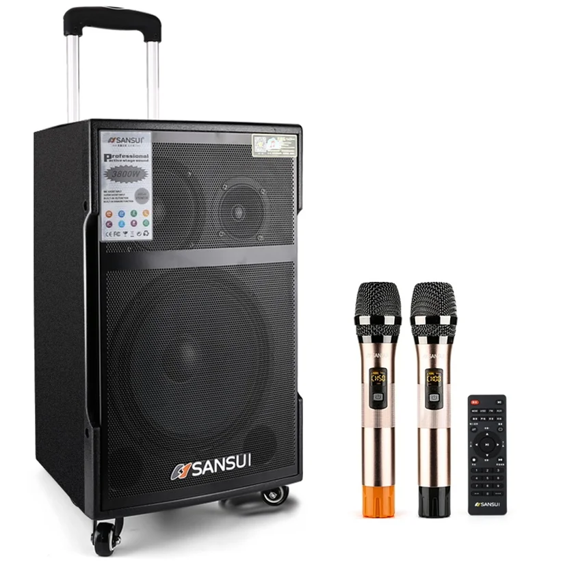 Sansui SG3-12! 12inch alto mid-range bluetooth speaker with Fm radio