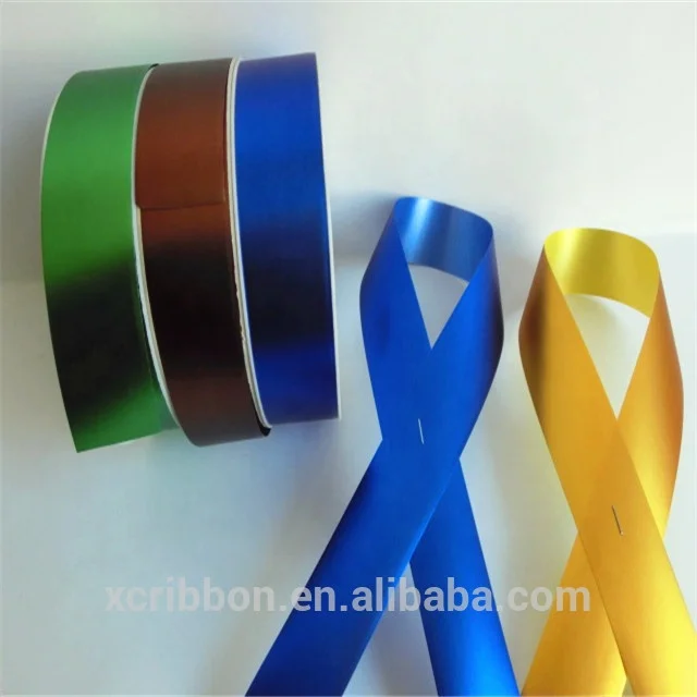 bsci factory gold metallic pp ribbon