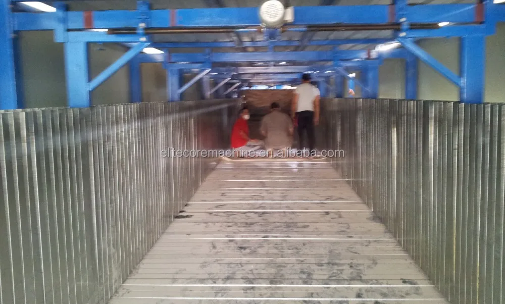 ECMT-100 PLC large output produce line Continuous Foaming Machine/latex foam machine